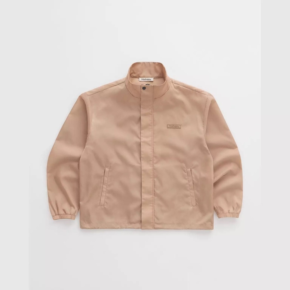 Madhappy nylon oversized full zip jacket caramel sizes medium unisex